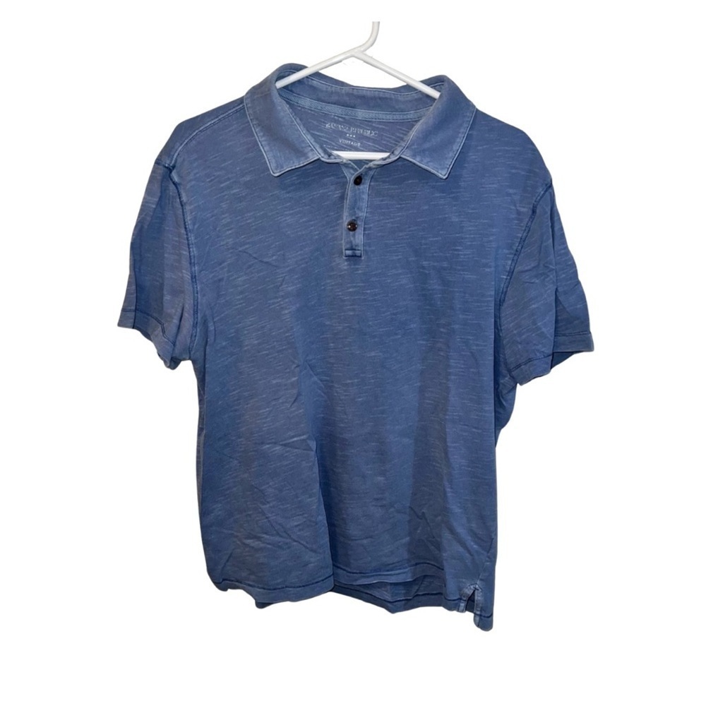 Banana Republic Men’s Vintage Polo Shirt Large - Soft Blue Casual Style